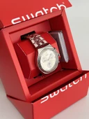 Swatch Crystal Cascade 40mm Çelik Kordon Erkek Kol Saati YCS580G - 6