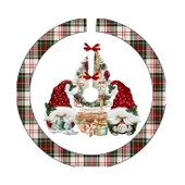 Yılbaşı Çam Ağacı Örtüsü Gnomelar Christmas partisi Büyük Boy 95 cm - 1