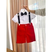 MODAVALS KARDEŞ KOMBİN 4 PARÇA ERKEK ÇOCUK ŞORTLU TAKIM - 2