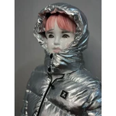 MODAVALS SU GEÇİRMEZ KAPİTONE UNISEX GARSON BOY ÇOCUK MONT - GRİ - 2