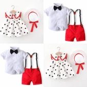 MODAVALS KARDEŞ KOMBİN 4 PARÇA ERKEK ÇOCUK ŞORTLU TAKIM - 7