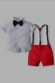 MODAVALS KARDEŞ KOMBİN 4 PARÇA ERKEK ÇOCUK ŞORTLU TAKIM - 8