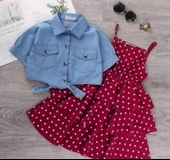 MODAVALS KIZ ÇOCUK KOT BOLEROLU PUANTİYE DETAYLI KIRMIZI ELBİSE 647892131 - 6