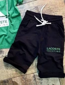 MODAVALS KIZ & ERKEK ÇOCUK ŞORTLU YELKEN BASKILI YEŞİL&SİYAH ALT ÜST TAKIM 520964873 - 2