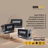 MEXXSUN Modifiye sinüs 12V 1200W inverter - 5