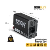 MEXXSUN Modifiye sinüs 12V 1200W inverter - 4