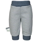 OrganicEra Organik Beli Katlamalı Çizgili Pantolon - 1