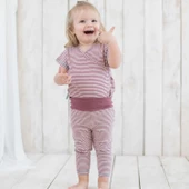 OrganicEra Organik Kısa Kollu Kimono Body - 1