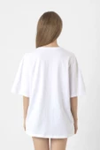 Dark Tannhaus Logo Beyaz Kadın Oversize Tshirt - 4