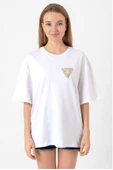 Dark Tannhaus Logo Beyaz Kadın Oversize Tshirt - 1