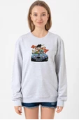 Dragon Ball Z Anime Goku Racer Grimelanj Kadın 2ip Sweatshirt thumbnail 1