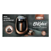 Stilevs Bikahve Otomatik Türk Kahvesi Makinesi Kırmızı thumbnail 3