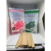 More For You Boncuk Ağda 2 x 250 gr ve 100 Adet Spatula - 1