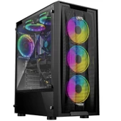 GAMERS ARENA SPACE-3 AMD RYZEN 5 5600 32GB DDR4 1TB SSD RTX4060TI 8GB FREEDOS GAMING PC - 1