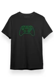Xbox GamePad Siyah Kısa kol Erkek Tshirt - 1