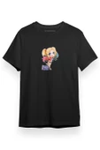 Harley Queen suıcıde Squad Siyah Kısa kol Erkek Tshirt thumbnail 1