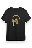 Cowboy Bebop Retro Vintage Spike Siyah Kısa kol Erkek Tshirt thumbnail 1