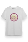Love Live Anime Superstar Circle Pink Beyaz Kısa kol Erkek Tshirt thumbnail 1