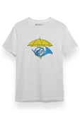 How I Met Your Mother Umbrella Trumpet Beyaz Kısa kol Erkek Tshirt thumbnail 1