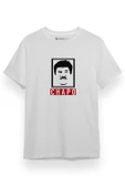 El Chapo Gangster Swagger Beyaz Kısa kol Erkek Tshirt - 1