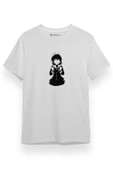 Clannad Anime Furukawa Nagisa Minimalist Beyaz Kısa kol Erkek Tshirt thumbnail 1