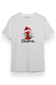1st Christmas Beyaz Kısa kol Erkek Tshirt thumbnail 1