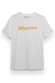 Yellowjackets Lettering Beyaz Kısa kol Erkek Tshirt - 1