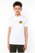 Big Bang Theory Bang Logo Beyaz Çocuk Bisikletyaka Tshirt - 1