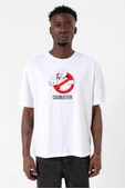 Casper The Friendly Ghost Casbuster Beyaz Erkek Oversize Tshirt thumbnail 1