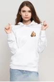 Casper The Friendly Ghost Life Goal Beyaz Kadın 3ip Kapşonlu Sweatshirt thumbnail 1