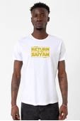 Dragon Ball Z Anime Namek Wars Beyaz Erkek Bisikletyaka Tshirt - 1