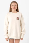 Dragon Ball Z Anime Roshi Kame Ekru Kadın 2ip Sweatshirt - 1