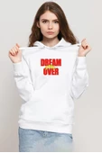 Dream Still Over Beyaz Kadın 3ip Kapşonlu Sweatshirt - 1