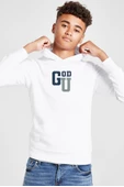 Gen V Godolkin University Abbreviation Beyaz Çocuk 3ip Kapşonlu  Sweatshirt - 1