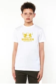 Gen V Godolkin University Logo Beyaz Çocuk Bisikletyaka Tshirt - 1