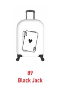 (My#89 Black Jack) VALİZ İÇİN KILIF - 7