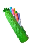 Silikon Ananas Kalemlik 1 Adet Silikon Kalem Kutusu Eğlenceli Sevimli Ananas Figürlü Hediyelik Kalemlik - 6