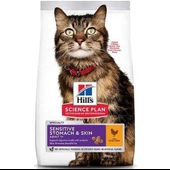 Hills Sensitive Skin Tavuklu Yetişkin Kedi Maması 1,5 Kg - 6