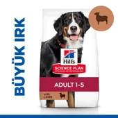 Hills Adult Large Breed Kuzu Etli Büyük Irk Yetişkin Köpek Maması 14 Kg - 1