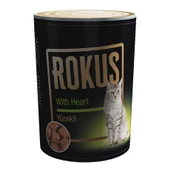 Rokus Yürekli 410 G. Kedi Konserve Maması - 1