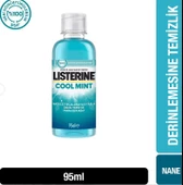 Listerine Cool Mint Ağız Bakım Suyu 95 ml Seyahat Boy - 1