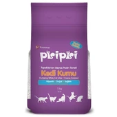 Pisipisi Kalın Taneli Pudra Kokulu Topaklanan Kedi Kumu 10 Kg - 1
