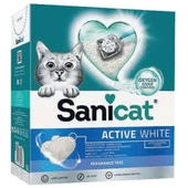 SaniCat Active White Ultra Topaklanan Kedi Kumu 6lt - 1