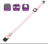 Karlie Boyun Tasma Çıngıraklı 30 Cm Toz Pembe - 1