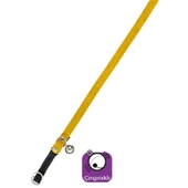 Karlie Süet Kedi Tasma Çıng. 30Cm Sarı - 1