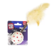 Playfull Ahşap Hasır Tüylü Kedi Oyuncağı 17 Cm - 2