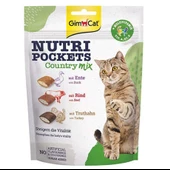 Gimcat Nutripockets Country Mix Multivitamin Kedi Ödülü 150 Gr - 1