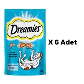 Dreamies Somonlu Kedi Ödülü 60 gr 6'lı - 1