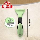 8in1 Perfect Coat DeShedder Furminator Küçük Irk Köpek Tarağı Small thumbnail 5