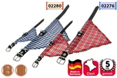 Karlıe Deri Bandanalı Boyun Tasma 37Cm Kırmızı - 1